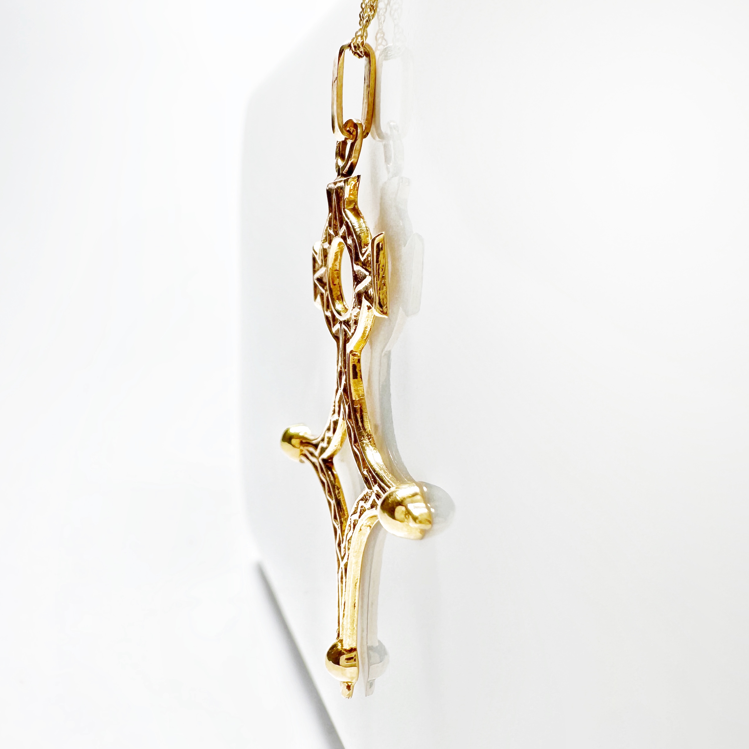 Vintage Gold Agadez Pendant (5)