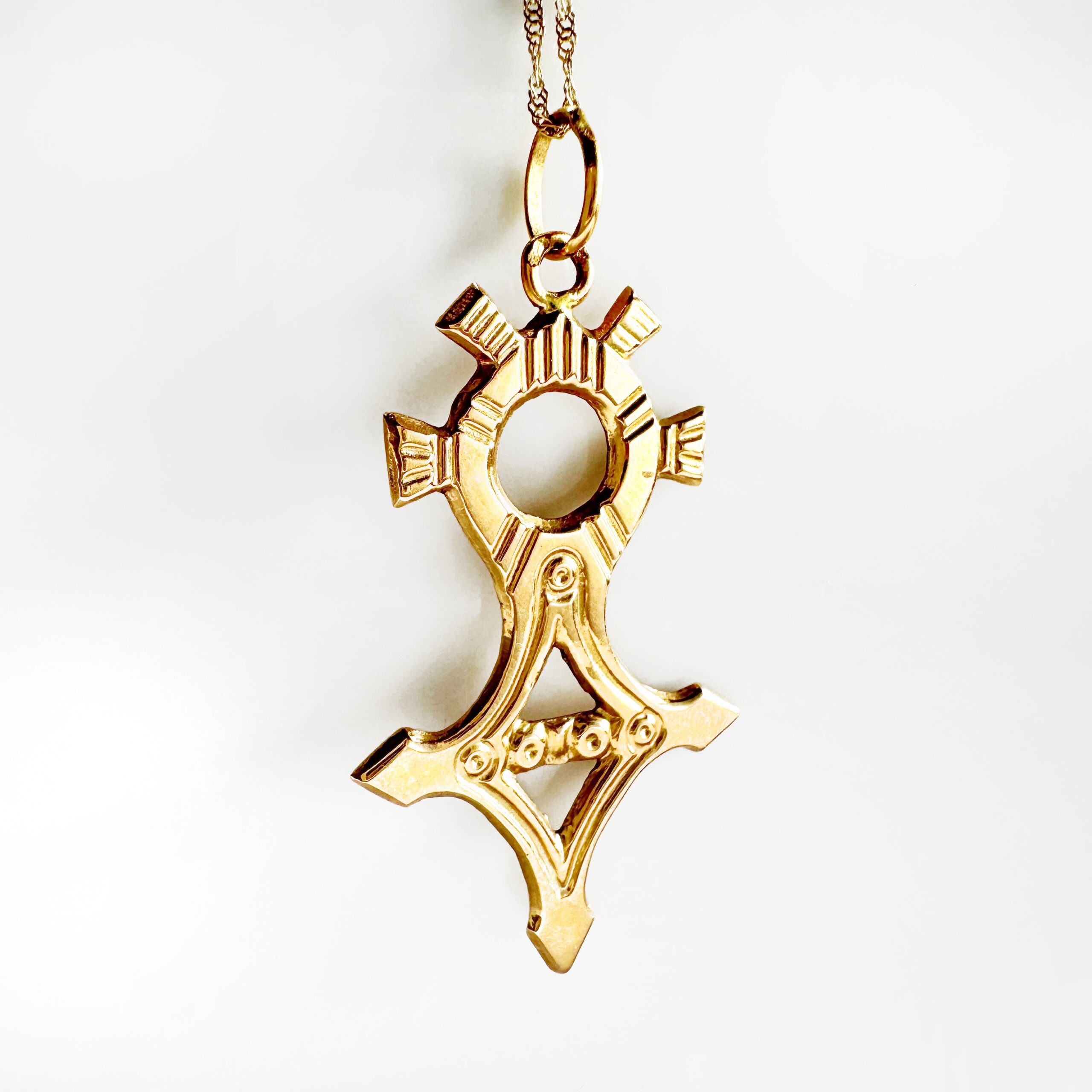 Vintage Gold Cross Of The South Pendant (2)