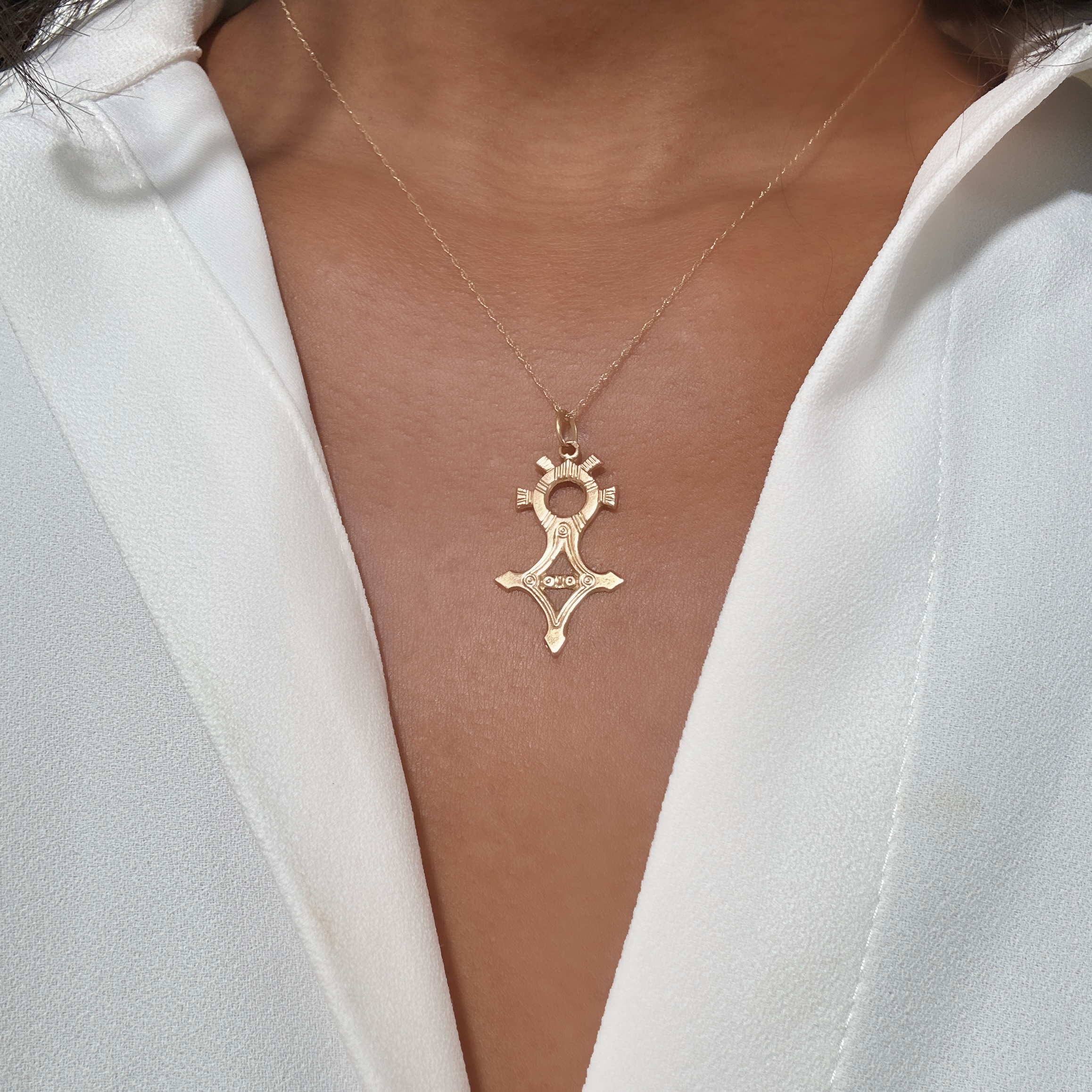 Vintage Gold Cross Of The South Pendant (2)