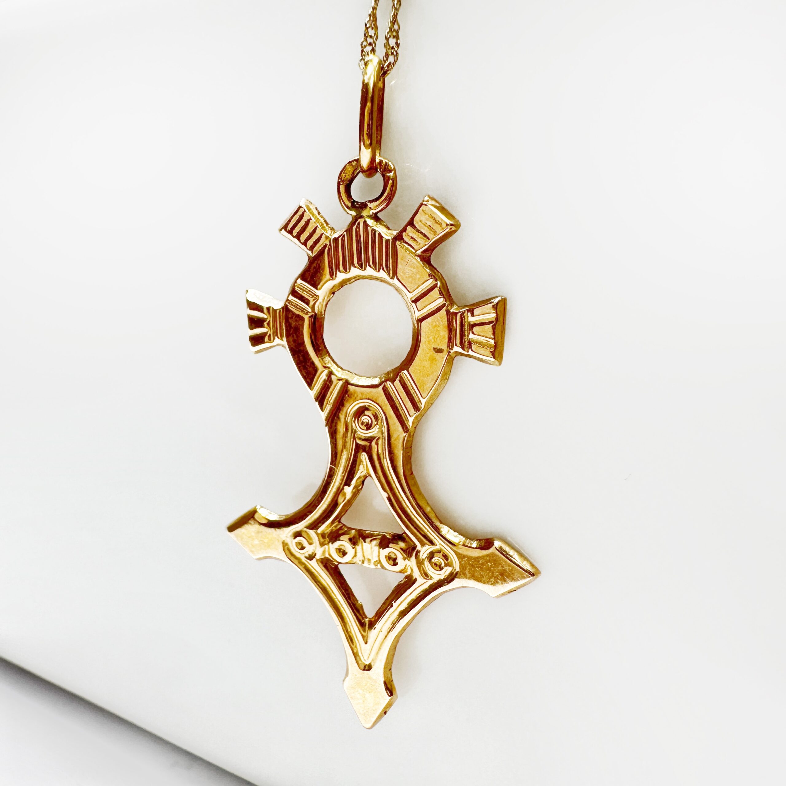 Vintage Gold Cross Of The South Pendant (3)