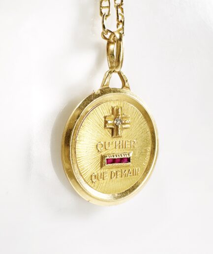 Médaille d'amour Augis "Rosina"