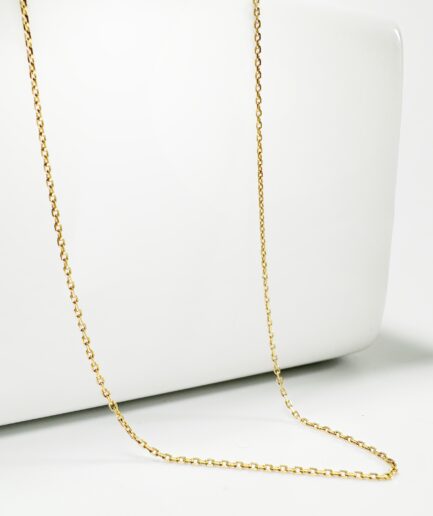 Chaine or maille jaseron // 40cm
