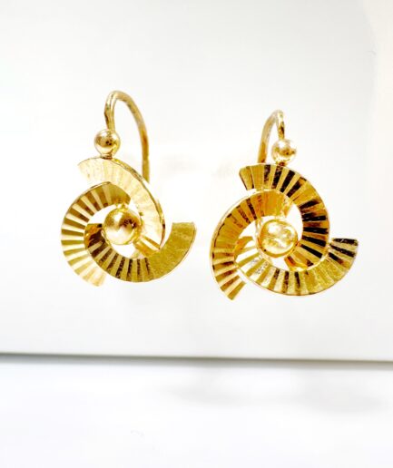 Boucles d'oreilles dormeuses or "Flavie"