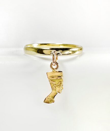 Bague or breloque Nefertiti "Nubia"