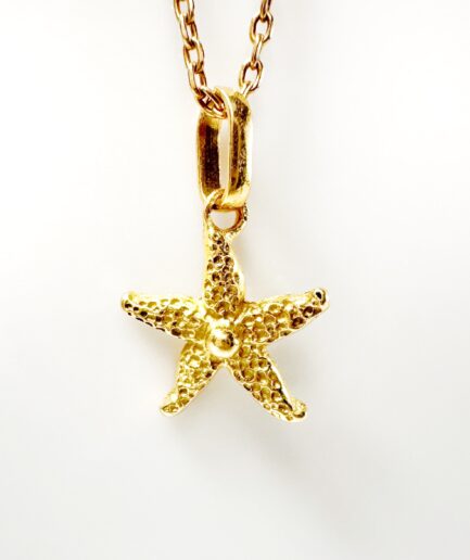 Gold starfish pendant "Marilea"
