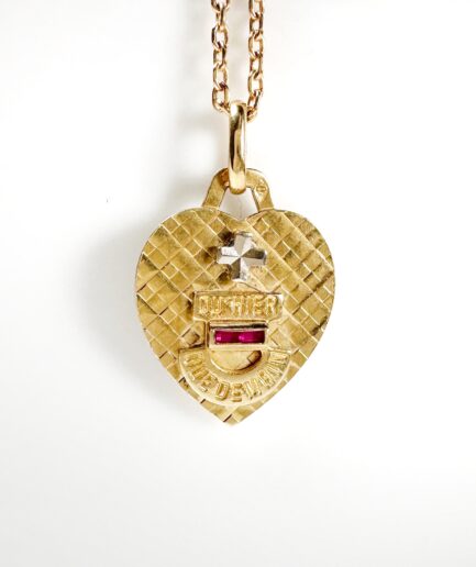 Médaille d'amour coeur Augis "Rosie"