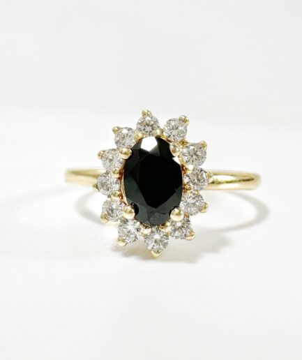 Gold, Opal and Diamond Pendant "Candice"