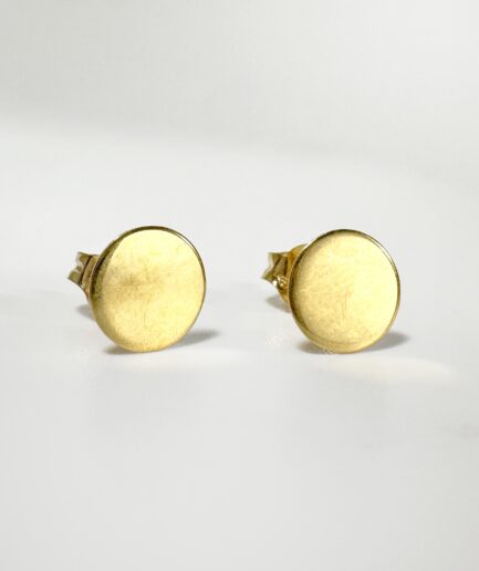 Puces d'oreilles ronds or "Orenn"