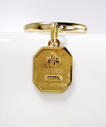 Bague Médaille d'amour Augis or "Rosalinda"