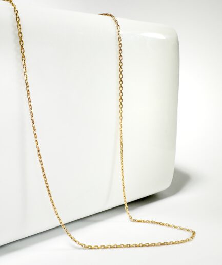 Chaine or maille jaseron // 45cm