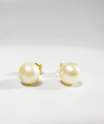 Puces d'oreilles perles de culture "Noa"