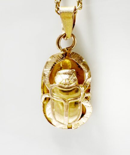 Pendentif scarabée or "Amunrê"