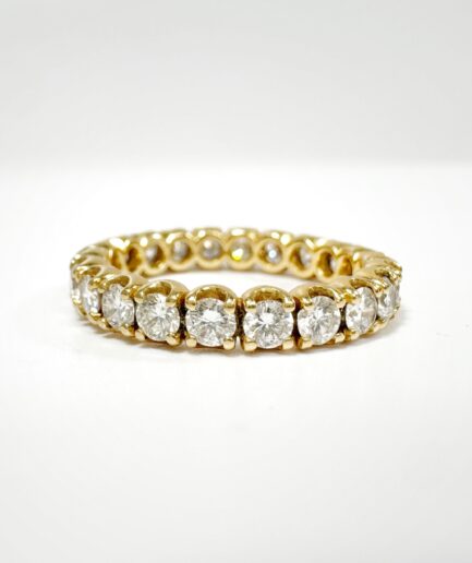 Alliance américaine or et diamants "Clarina"